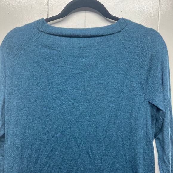 Banana Republic 100% Merino Wool Womens Pullover Blue Sweater Size Small Capsule - Picture 7 of 11
